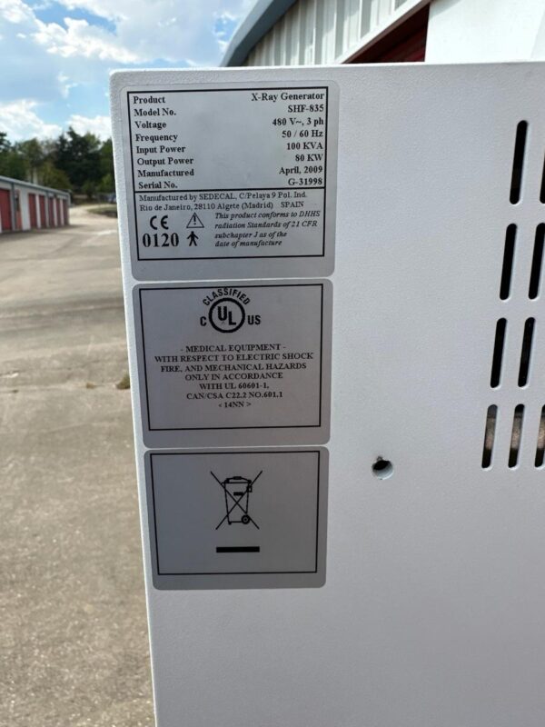 3 phase Sedecal X-Ray Generator – ECG