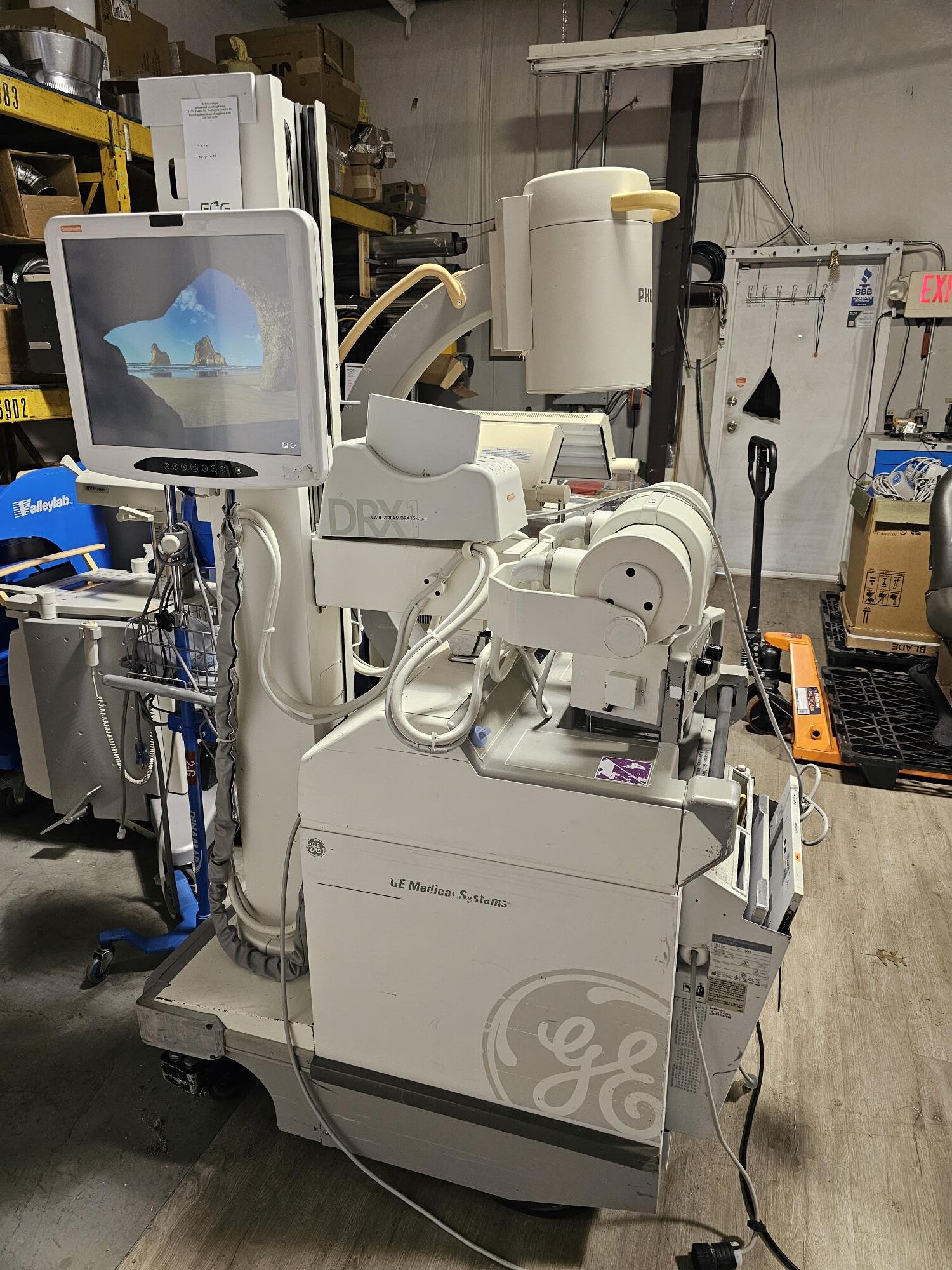 GE AMX 4+ with Carestream DRX digital upgrade – ECG